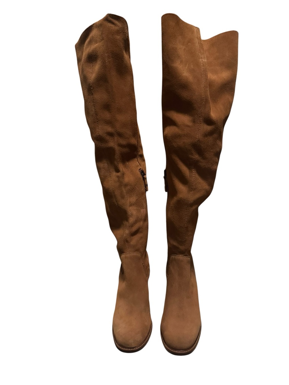 Kelsi Dagger Brooklyn Over the knee caramel suede boot